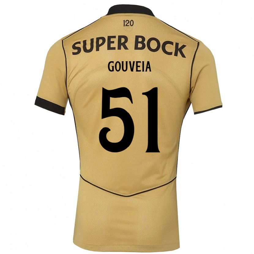 Danxen Kid Miguel Gouveia #51 Goldenrod Black Away Jersey 2026/27 T-Shirt
