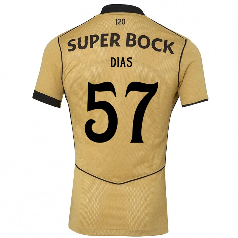 Danxen Kid Lucas Dias #57 Goldenrod Black Away Jersey 2026/27 T-Shirt