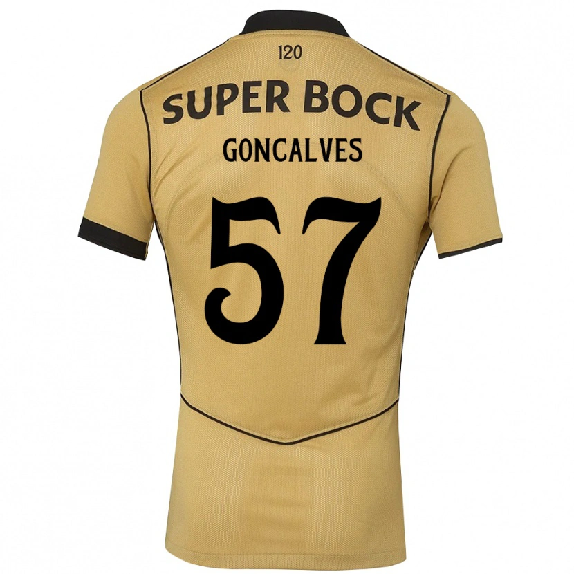 Danxen Kid Inês Gonçalves #57 Goldenrod Black Away Jersey 2026/27 T-Shirt
