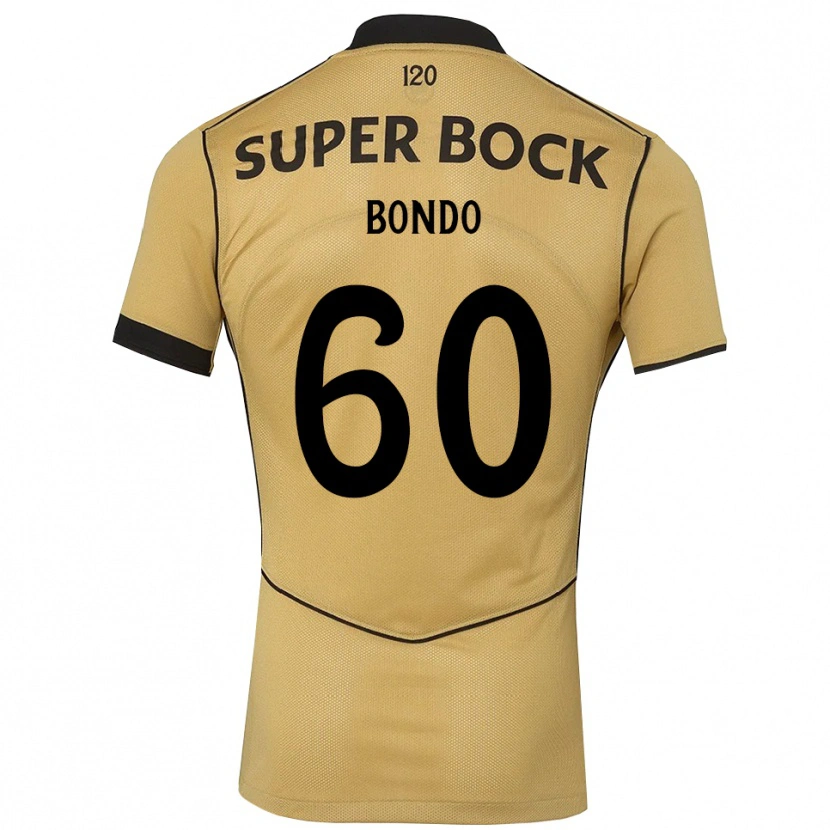 Danxen Kid Pedro Bondo #60 Goldenrod Black Away Jersey 2026/27 T-Shirt