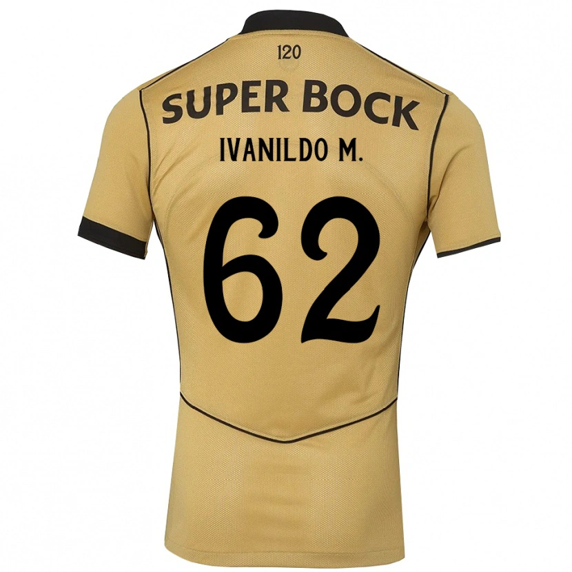 Danxen Kid Ivanildo Da Silva Mendes #62 Goldenrod Black Away Jersey 2026/27 T-Shirt