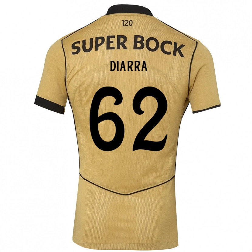 Danxen Kid Ibrahim Diarra #62 Goldenrod Black Away Jersey 2026/27 T-Shirt