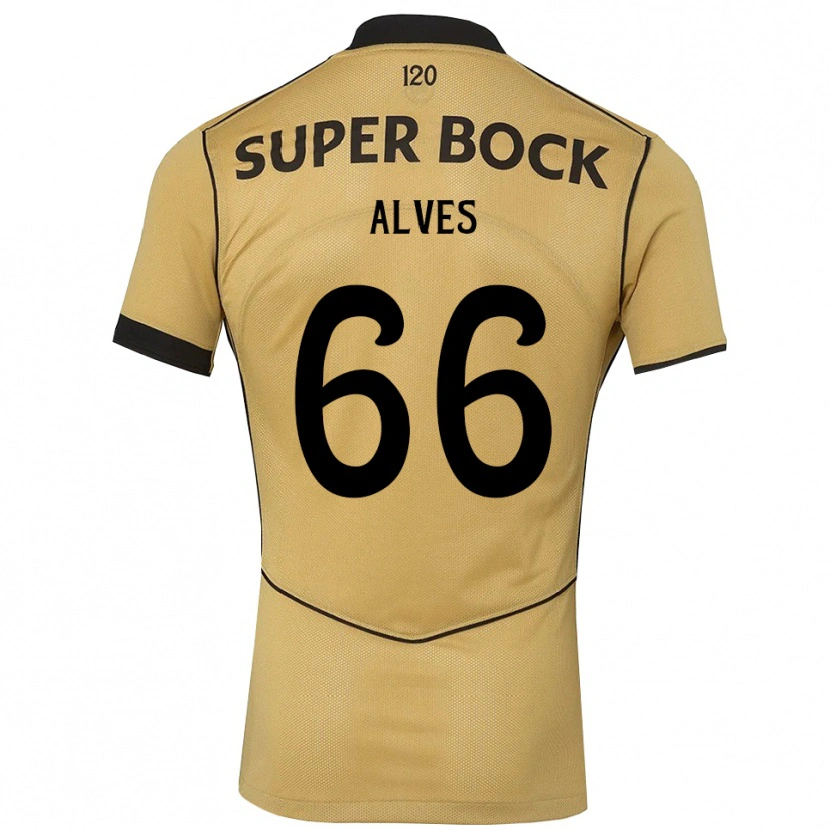 Danxen Kid Miguel Alves #66 Goldenrod Black Away Jersey 2026/27 T-Shirt