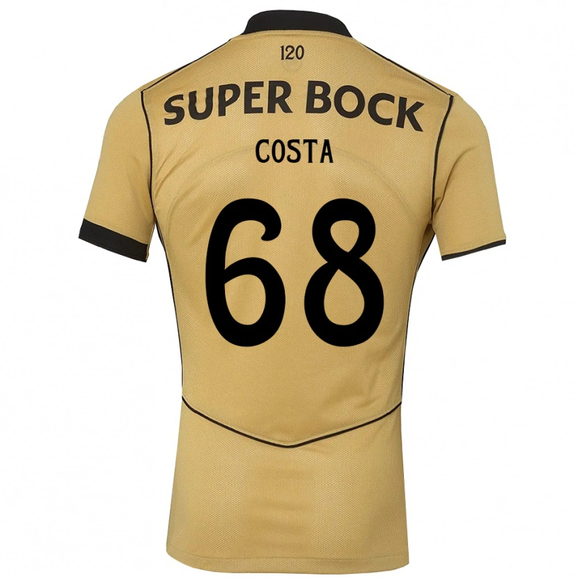 Danxen Kid Daniel Costa #68 Goldenrod Black Away Jersey 2026/27 T-Shirt