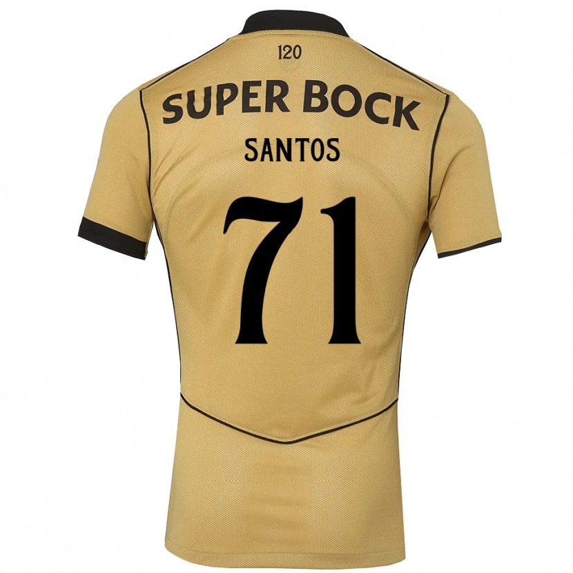 Danxen Kid Denilson Santos #71 Goldenrod Black Away Jersey 2026/27 T-Shirt