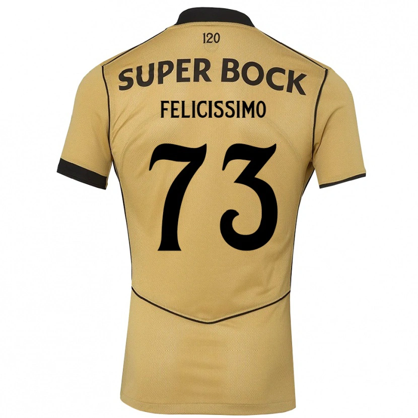 Danxen Kid Eduardo Felicíssimo #73 Goldenrod Black Away Jersey 2026/27 T-Shirt