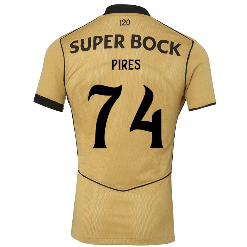 Danxen Kid Guilherme Pires #74 Goldenrod Black Away Jersey 2026/27 T-Shirt