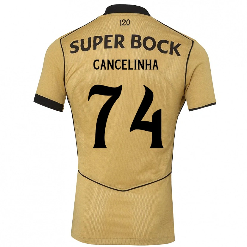 Danxen Kid Érica Cancelinha #74 Goldenrod Black Away Jersey 2026/27 T-Shirt