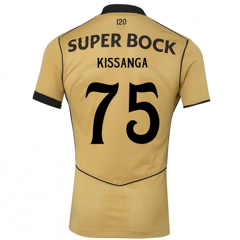 Danxen Kid Manuel Kissanga #75 Goldenrod Black Away Jersey 2026/27 T-Shirt