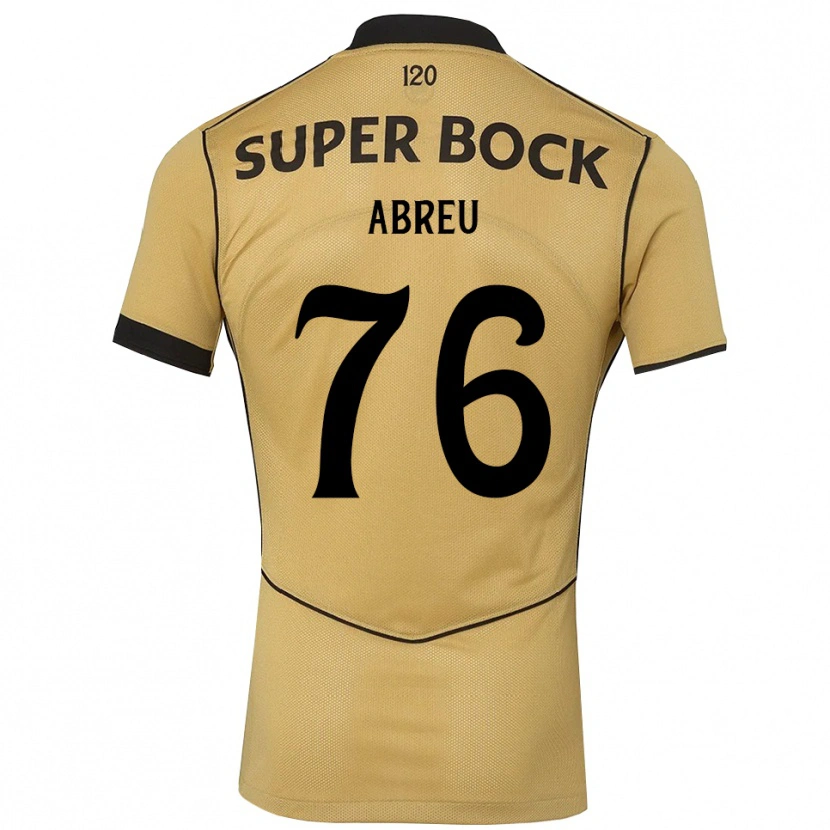 Danxen Kid Diogo Abreu #76 Goldenrod Black Away Jersey 2026/27 T-Shirt