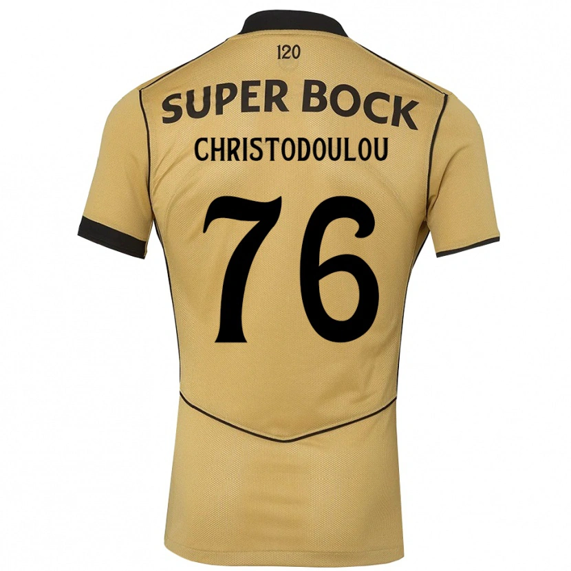 Danxen Kid Argyris Christodoulou #76 Goldenrod Black Away Jersey 2026/27 T-Shirt