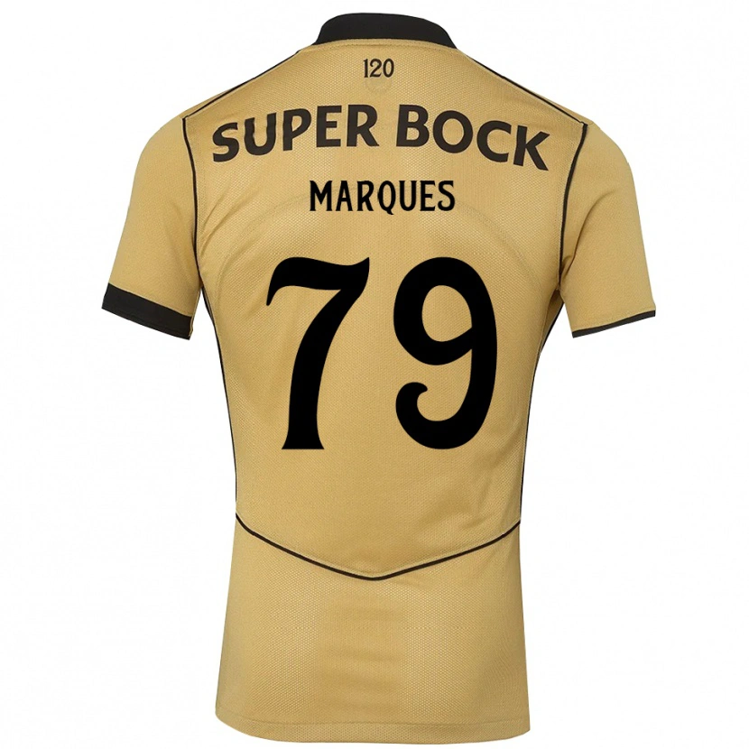 Danxen Kid Rodrigo Marquês #79 Goldenrod Black Away Jersey 2026/27 T-Shirt