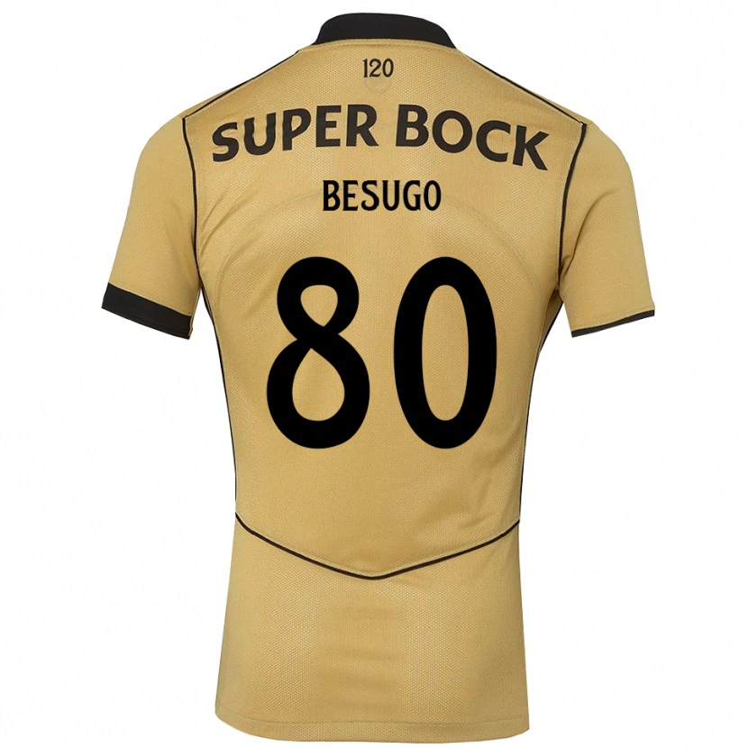 Danxen Kid Rafael Besugo #80 Goldenrod Black Away Jersey 2026/27 T-Shirt