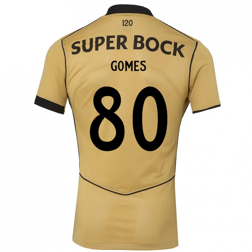 Danxen Kid Luís Gomes #80 Goldenrod Black Away Jersey 2026/27 T-Shirt