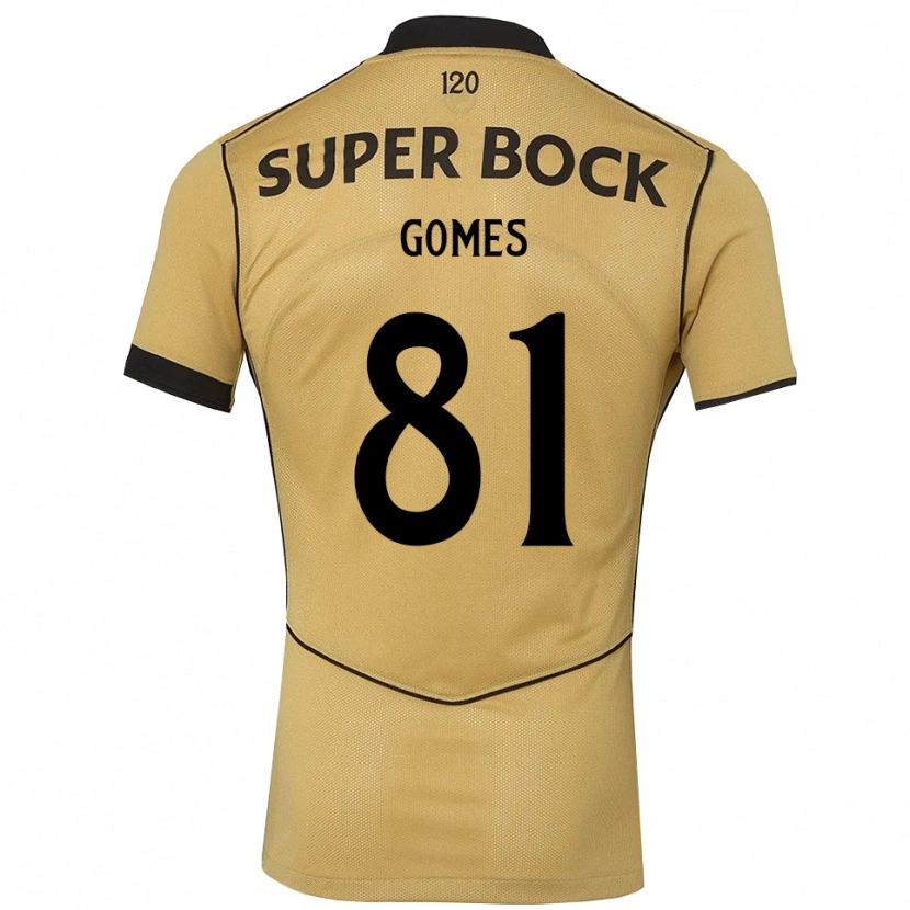 Danxen Kid Salvador Gomes #81 Goldenrod Black Away Jersey 2026/27 T-Shirt