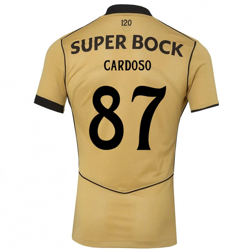 Danxen Kid Paulo Cardoso #87 Goldenrod Black Away Jersey 2026/27 T-Shirt