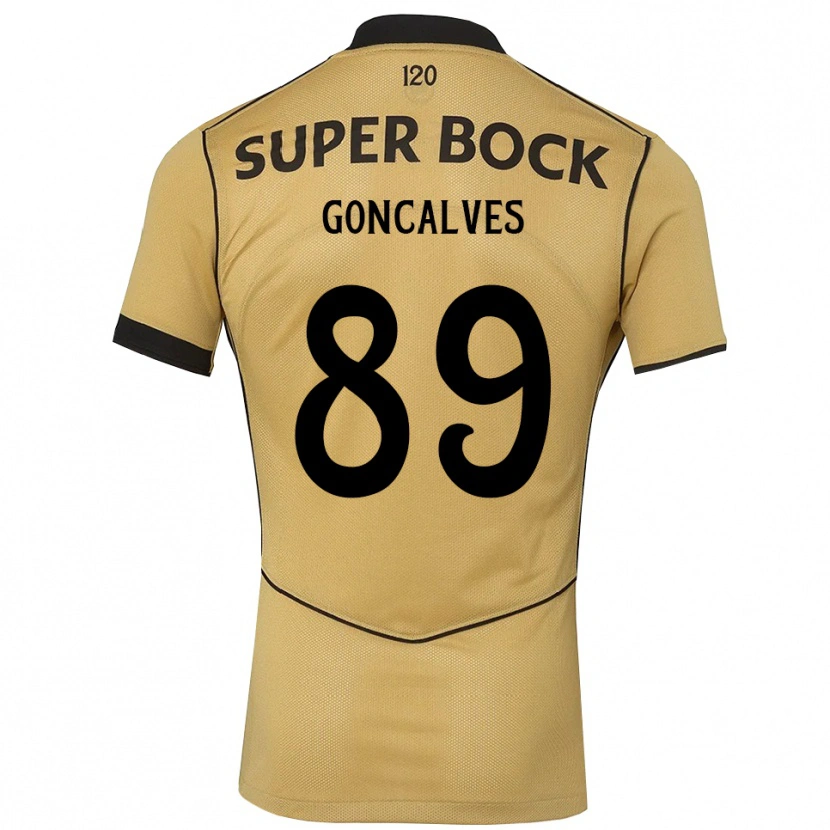 Danxen Kid Andre Goncalves #89 Goldenrod Black Away Jersey 2026/27 T-Shirt
