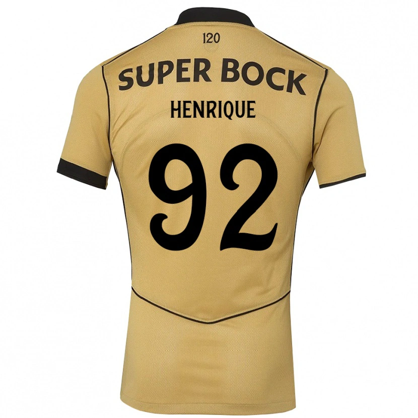 Danxen Kid Eduardo Henrique #92 Goldenrod Black Away Jersey 2026/27 T-Shirt