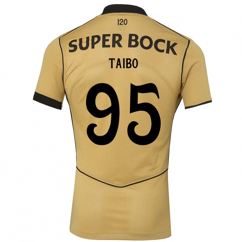 Danxen Kid Lucas Taibo #95 Goldenrod Black Away Jersey 2026/27 T-Shirt