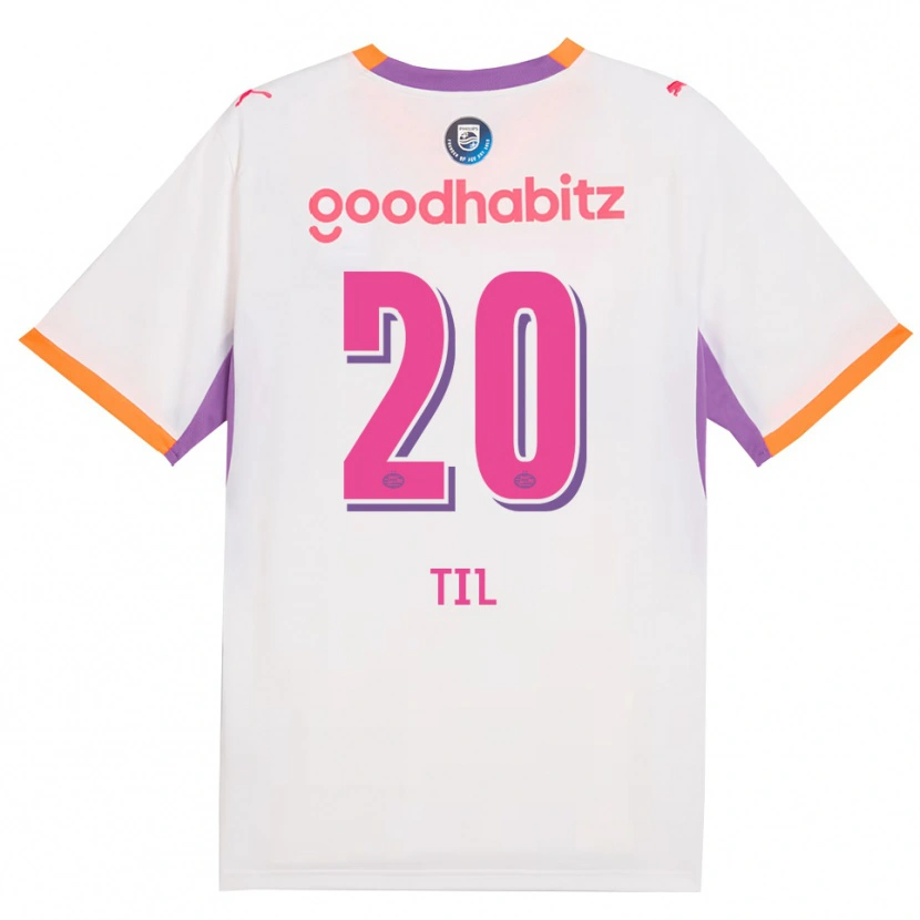 Danxen Kid Guus Til #20 White Purple Orange Away Jersey 2026/27 T-Shirt