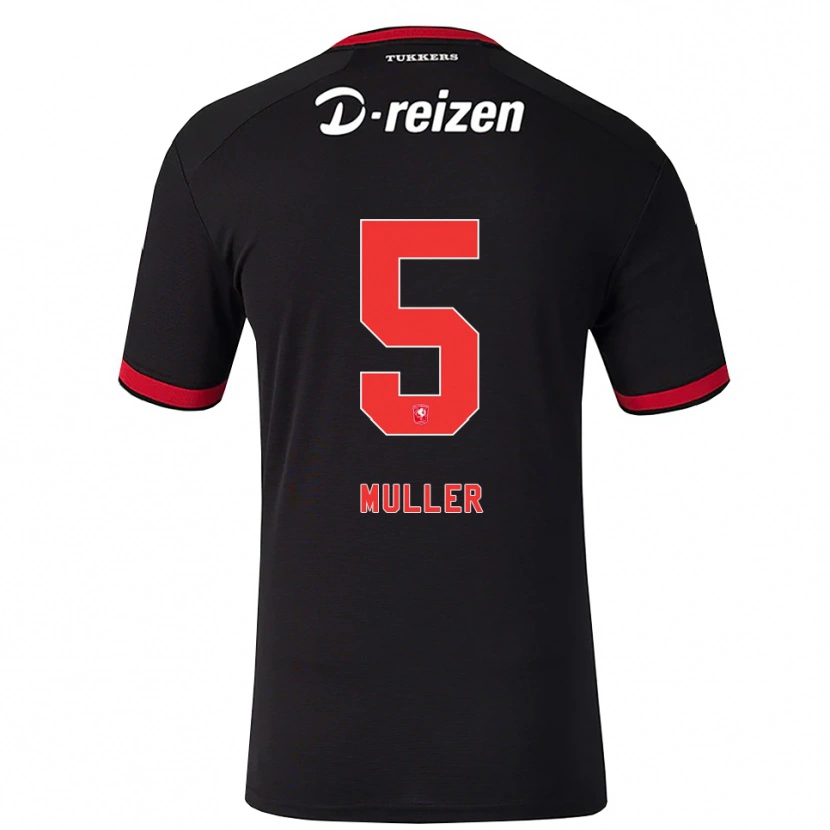 Danxen Kid Timothy Muller #5 Red White Black Away Jersey 2026/27 T-Shirt