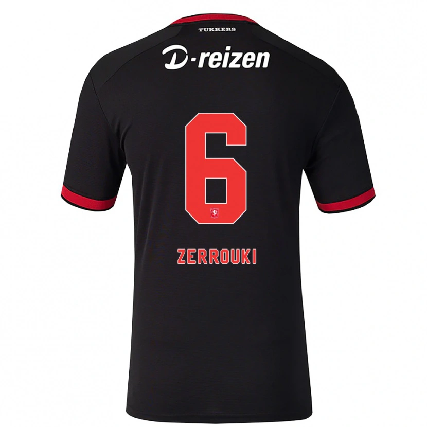 Danxen Kid Ramiz Zerrouki #6 Red White Black Away Jersey 2026/27 T-Shirt