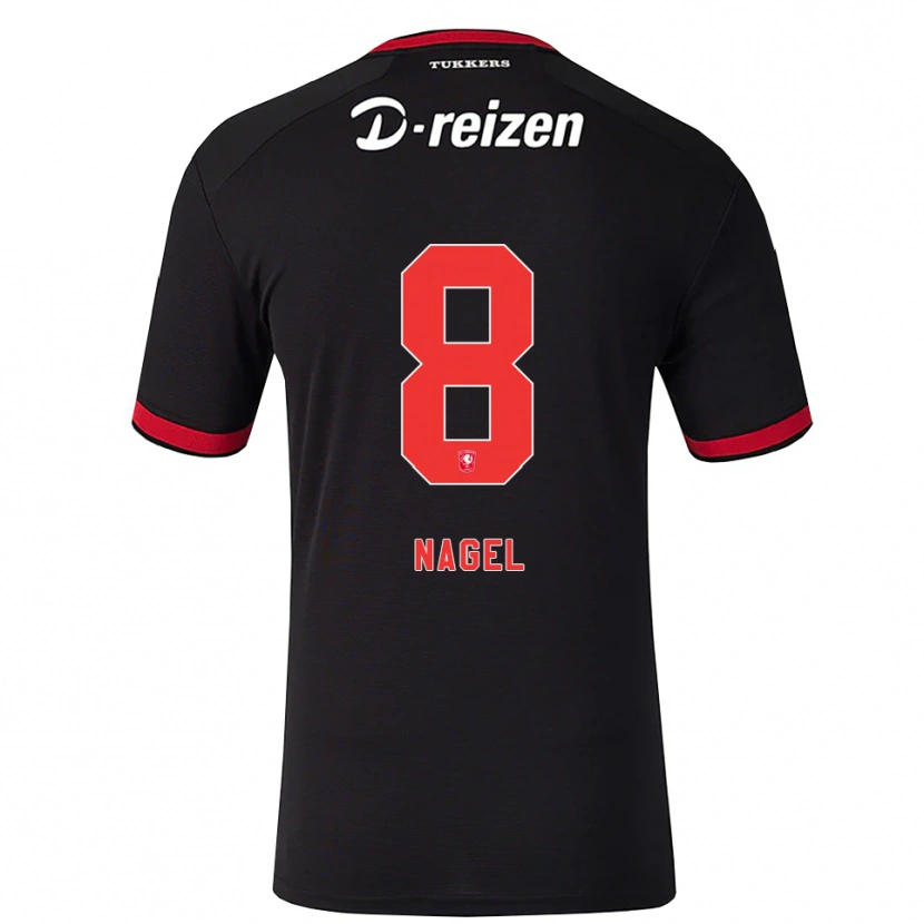 Danxen Kid Benjamin Nagel #8 Red White Black Away Jersey 2026/27 T-Shirt
