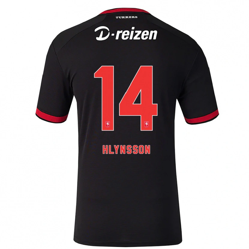 Danxen Kid Kristian Hlynsson #14 Red White Black Away Jersey 2026/27 T-Shirt