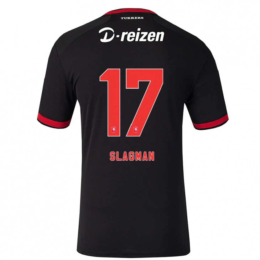 Danxen Kid Thom Slagman #17 Red White Black Away Jersey 2026/27 T-Shirt