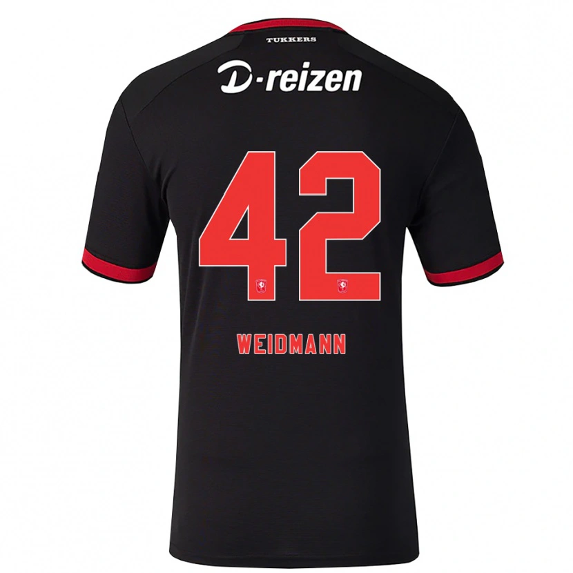 Danxen Kid Daouda Weidmann #42 Red White Black Away Jersey 2026/27 T-Shirt