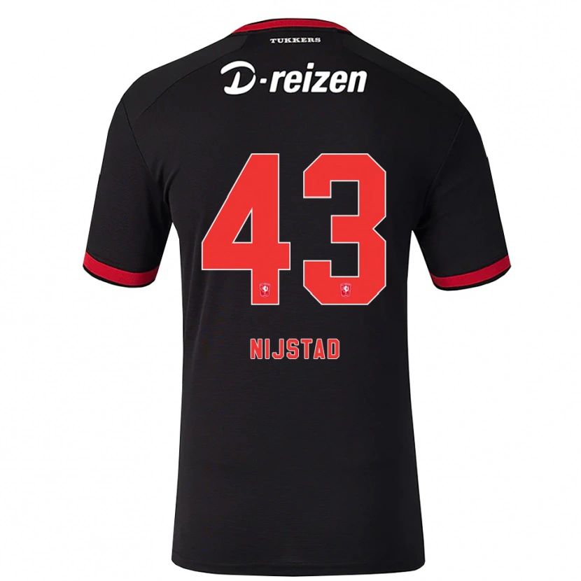 Danxen Kid Ruud Nijstad #43 Red White Black Away Jersey 2026/27 T-Shirt