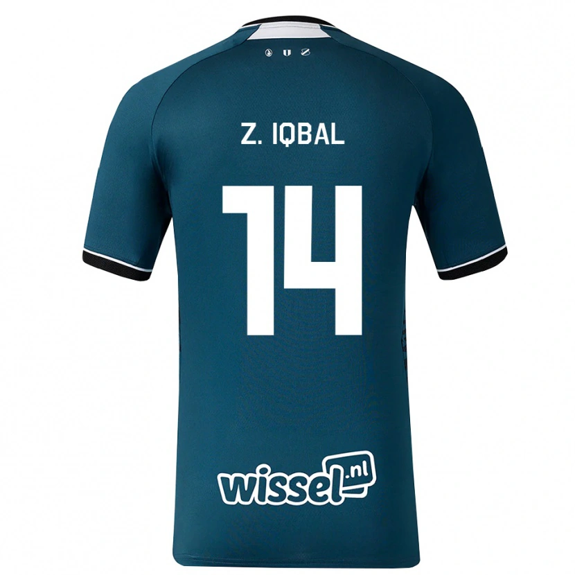 Danxen Kid Zidane Iqbal #14 Dark Slate Gray White Away Jersey 2026/27 T-Shirt