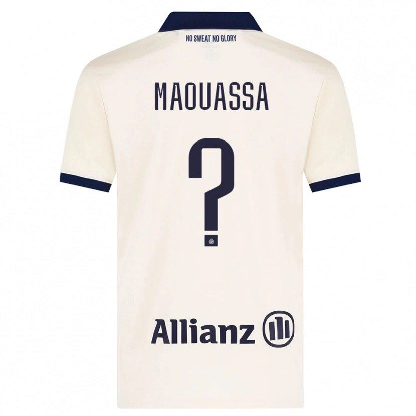 Danxen Kid Faitout Maouassa #0 Beige Black Away Jersey 2026/27 T-Shirt