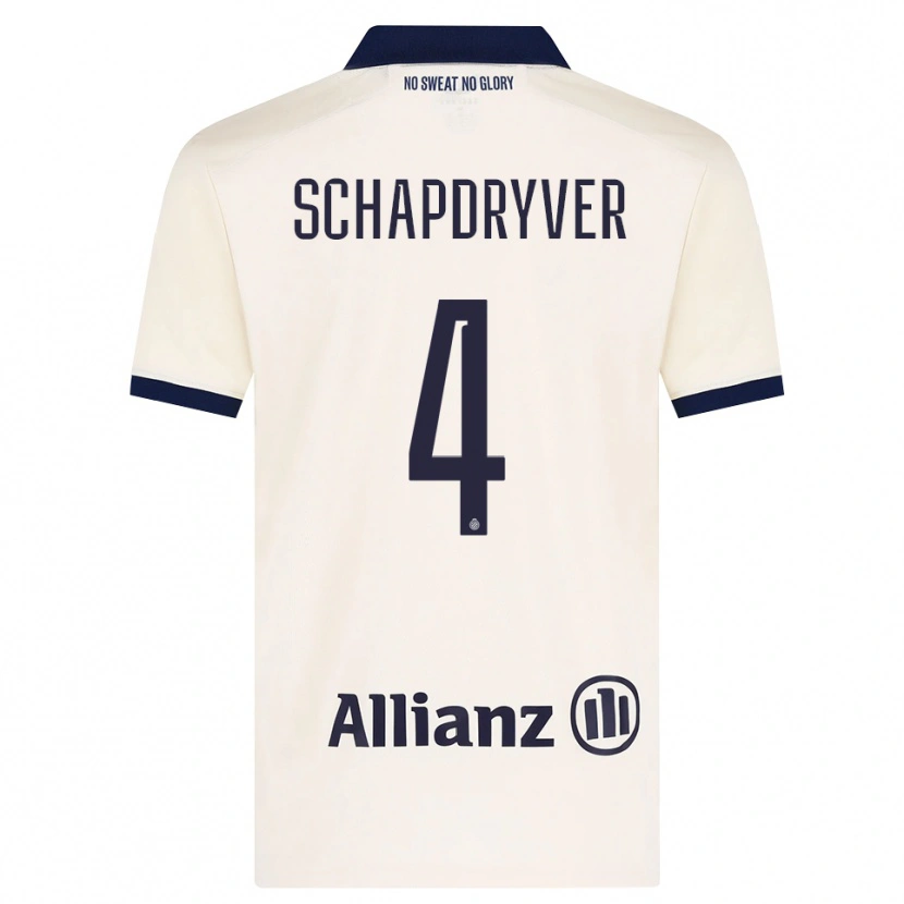 Danxen Kid Emely Schapdryver #4 Beige Black Away Jersey 2026/27 T-Shirt