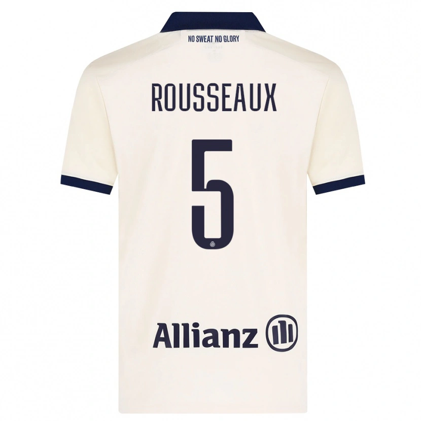 Danxen Kid Luca Rousseaux #5 Beige Black Away Jersey 2026/27 T-Shirt