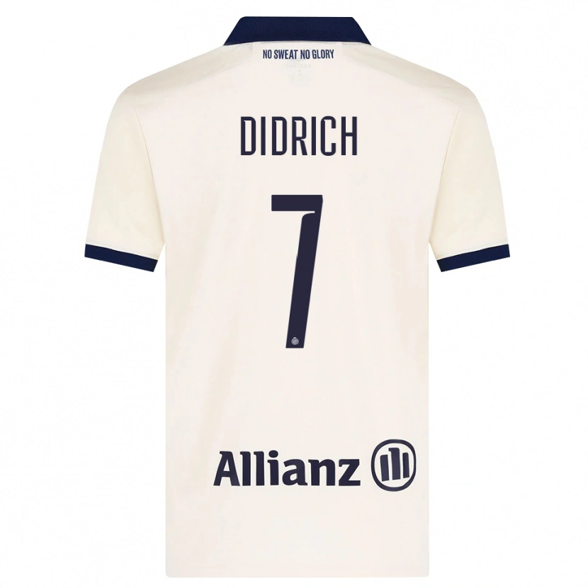 Danxen Kid Brian Didrich #7 Beige Black Away Jersey 2026/27 T-Shirt