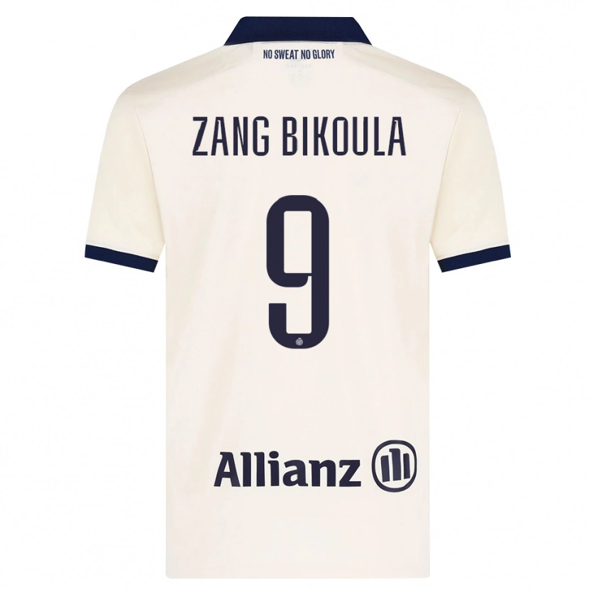 Danxen Kid Véronique Zang Bikoula #9 Beige Black Away Jersey 2026/27 T-Shirt