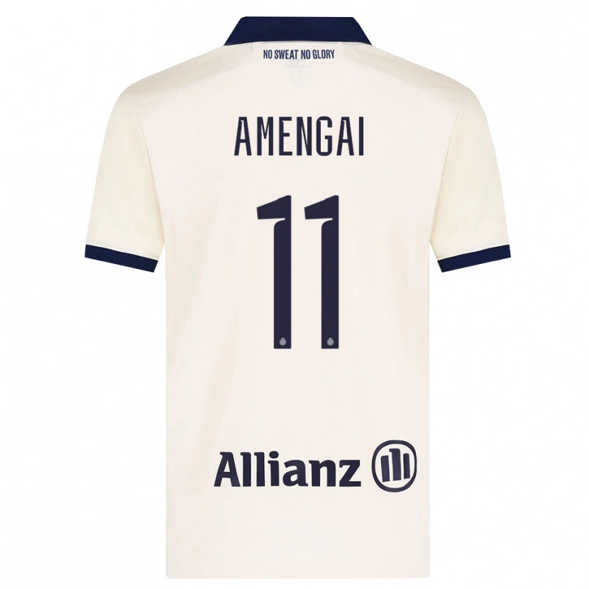 Danxen Kid Naïm Amengai #11 Beige Black Away Jersey 2026/27 T-Shirt