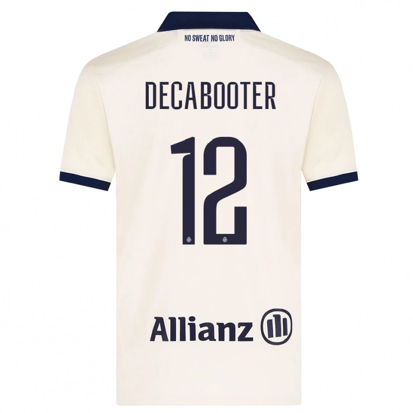 Danxen Kid Marith Decabooter #12 Beige Black Away Jersey 2026/27 T-Shirt