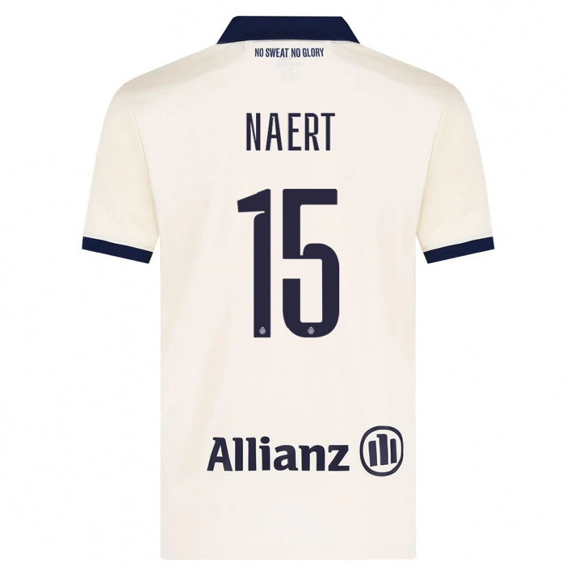Danxen Kid Stan Naert #15 Beige Black Away Jersey 2026/27 T-Shirt