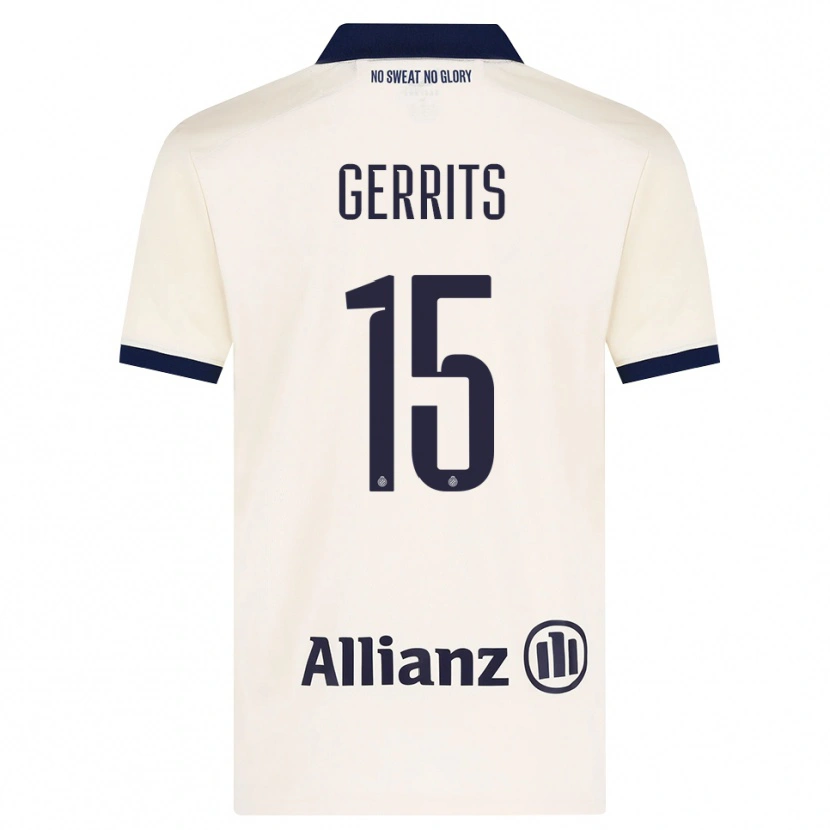 Danxen Kid Melanie Gerrits #15 Beige Black Away Jersey 2026/27 T-Shirt