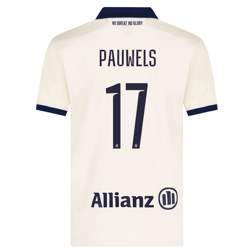 Danxen Kid Fleur Pauwels #17 Beige Black Away Jersey 2026/27 T-Shirt
