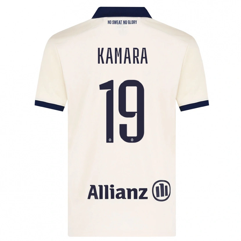 Danxen Kid Al-Hassan Kamara #19 Beige Black Away Jersey 2026/27 T-Shirt