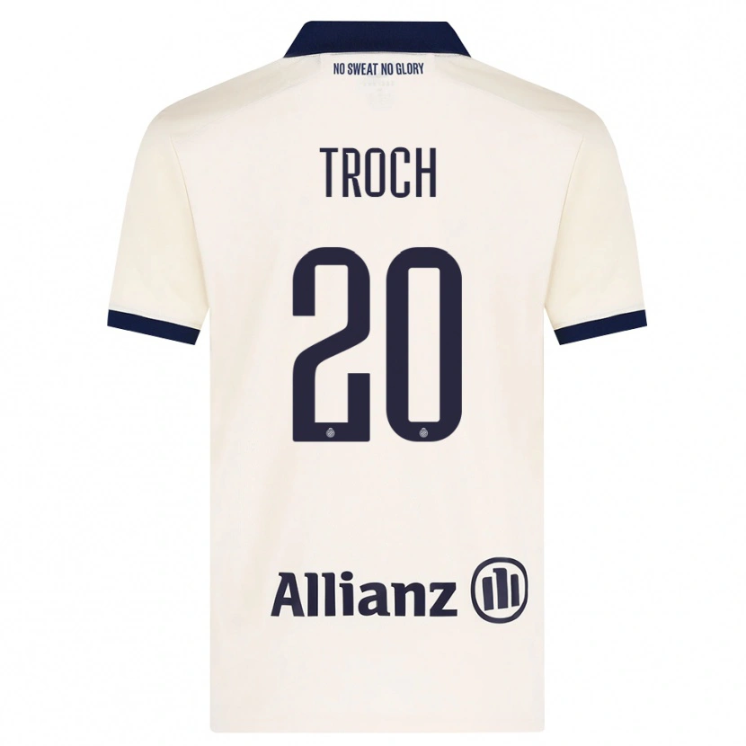 Danxen Kid Stan Troch #20 Beige Black Away Jersey 2026/27 T-Shirt