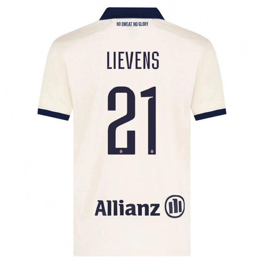 Danxen Kid Caitlin Lievens #21 Beige Black Away Jersey 2026/27 T-Shirt