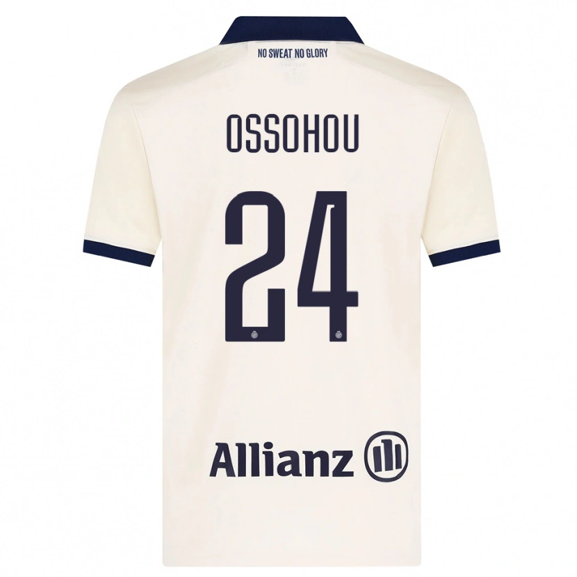 Danxen Kid Clever Ossohou #24 Beige Black Away Jersey 2026/27 T-Shirt