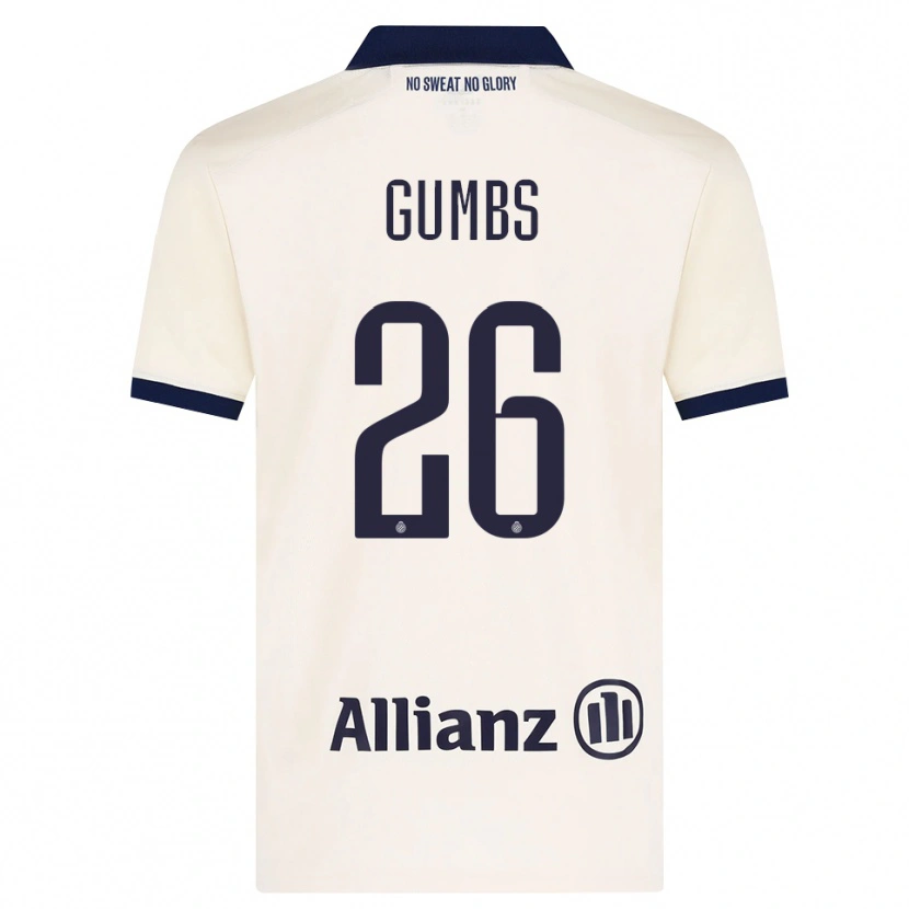 Danxen Kid Aisse Gumbs #26 Beige Black Away Jersey 2026/27 T-Shirt