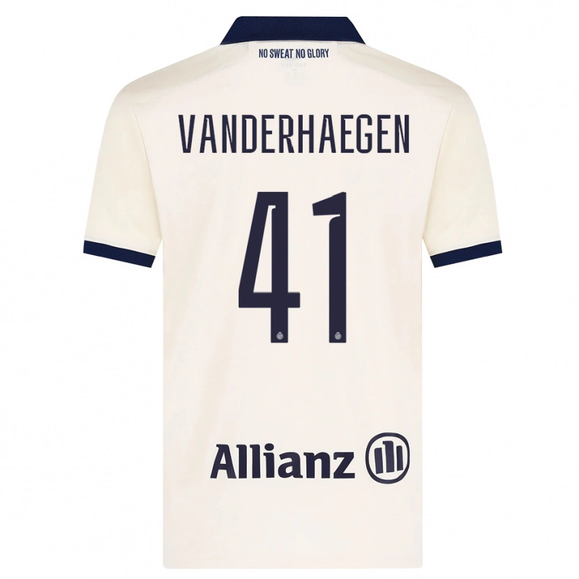 Danxen Kid Lotte Vanderhaegen #41 Beige Black Away Jersey 2026/27 T-Shirt