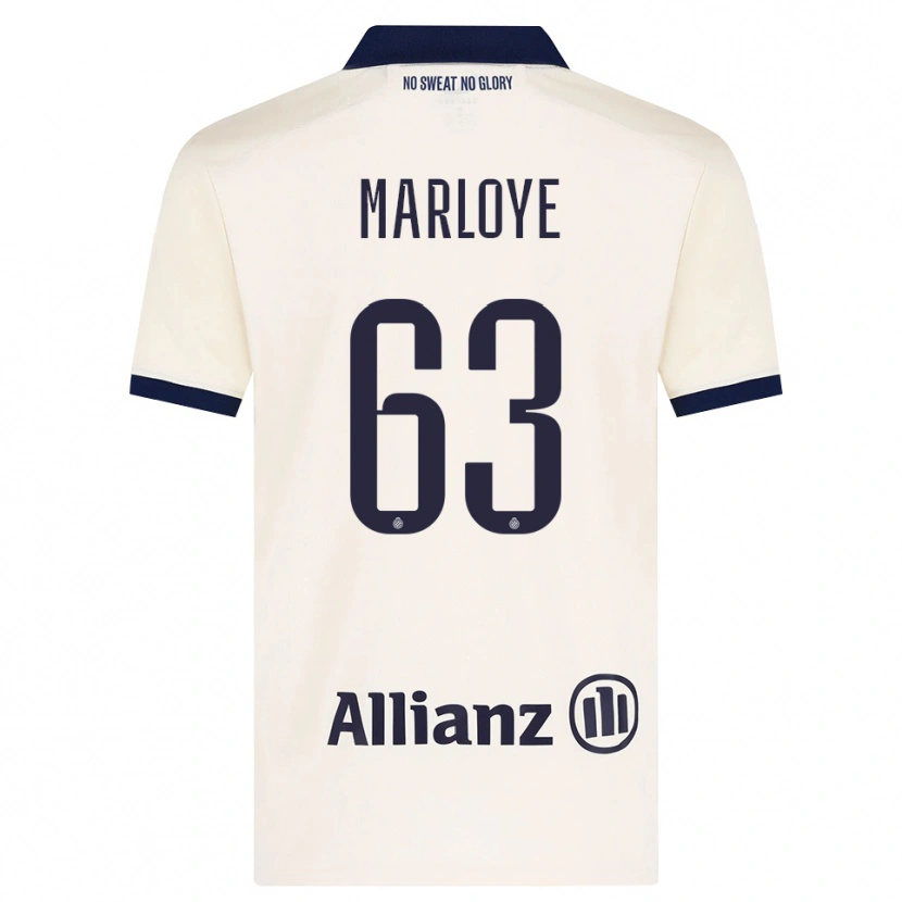 Danxen Kid Sacha Marloye #63 Beige Black Away Jersey 2026/27 T-Shirt