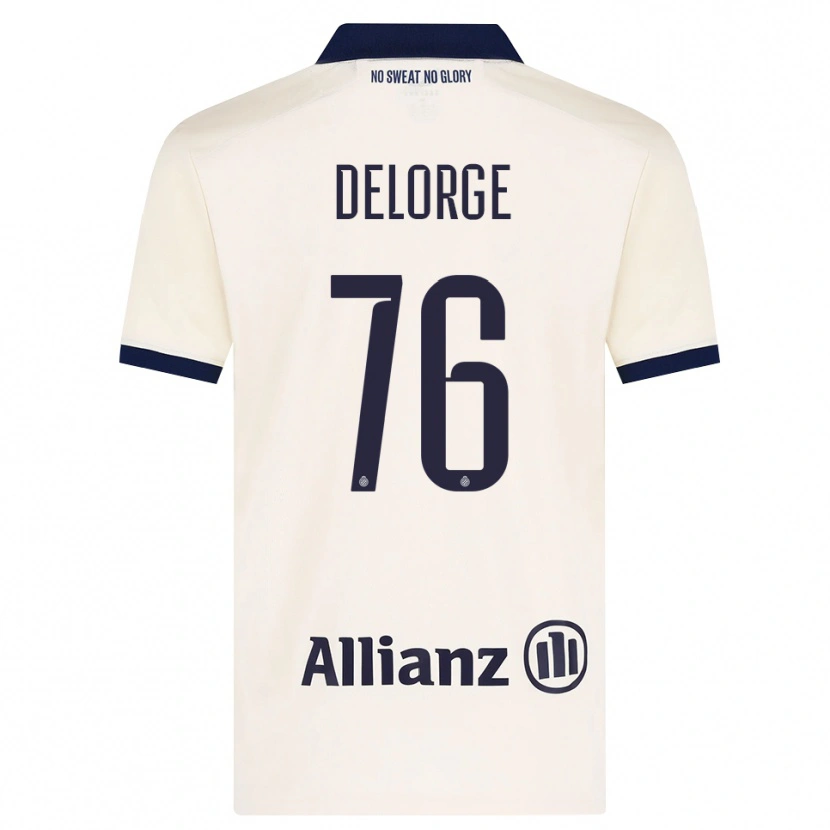 Danxen Kid Lucas Delorge #76 Beige Black Away Jersey 2026/27 T-Shirt